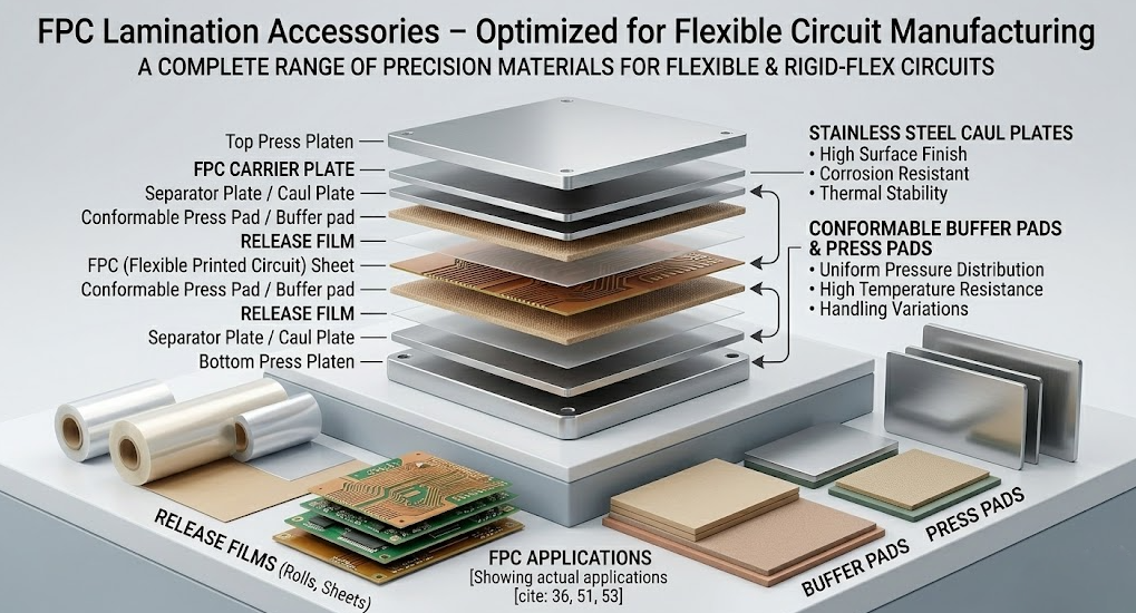 FPC Lamination Accessories – Optimized for Flexible Circuit Manufacturing