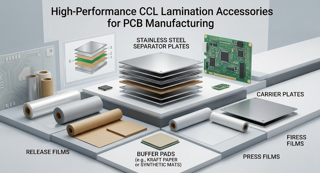 High-Performance CCL Lamination Accessories for PCB Manufacturing